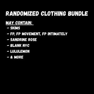 Randomized Clothing Bundle | Size Small (3 Clothing Items)